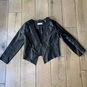 H&M faux leather jacket